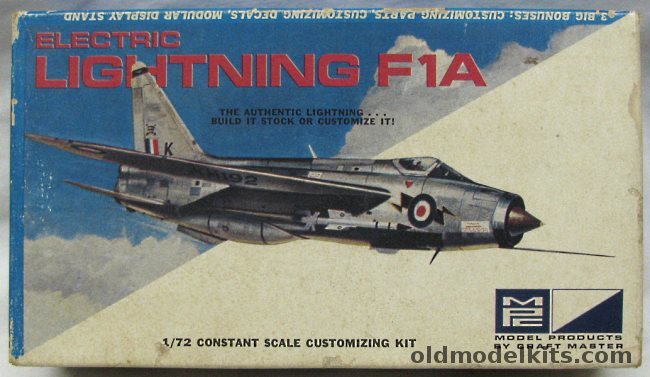 MPC 1/72 English Electric (BAC) Lightning F.1A - (ex-Airfix), 7009-70 plastic model kit